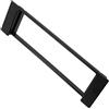 AERZETIX - C22367 - Mascherina telaio adattatore 1 DIN per autoradio - in plastica - compatibile con Audi A4 2001+
