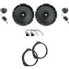 IPNOSIS Kit 4 Casse Anteriori o Posteriori FOCAL ASE 165 Per 500 X E 500 L da 165mm con 2 Supporti e 2 Connettori