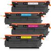 LeciRoba 508X per HP 508X CF360X CF361X CF363X CF362X 508A CF360A CF361A CF363A CF362A Toner per stampanti HP LaserJet Enterprise M552dn M553n M553x LaserJet Enterprise MFP M577 Confezione da 4 pezzi