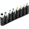 ELFJMZP DC 5521 - Set di adattatori da presa a 8 connettori universali DC Power Connector per laptop, router, elettronica (5,5 x 2,5/4,0 x 1,7/3,5 x 1,35/3,0 x 1,1/2,5 x 0,7/Micro USB/Solder-Free Plug