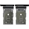 YuYue Electronic Sostituzione in doppio SIM del porta-slot del vassoio compatibile con Samsung Galaxy S23 / S23 + + 5G Phantom Black
