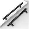 Amerdeco 20 pezzi Maniglie per Mobili da Cucina Nero Maniglie cucina Distanza fori 160 mm armadietti in acciaio inossidabile per mobili da cucina Decorazioni per la casa