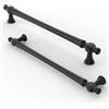 FURNIWARE 10 pezzi maniglie per mobili Maniglie Nero dell'armadio da cucina Maniglia dell'armadio da cucina maniglia dell'armadio 192 mm distanza tra i fori
