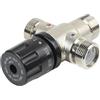 CRIDENG Valvola miscelatrice termostatica 3/4 pollici DN20 ottone per sistemi solari termici gestione accurata della temperatura dello sbocco