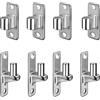 BONJUME Cerniera Per Cancello, 4PCS Cerniere Per Cancello Da Giardino Cerniere Per Porte Ad Alta Resistenza In Acciaio Inox 304 Per Cancello Da Giardino Da Fattoria Recinzioni In Legno Cancelli Da Cortile