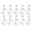 CRIDENG Per Gallery Rail Compatibile Picture Ganci Confezione da 10 Costruzione In Lega Di Zinco Per 1.5mm 2.0mm Acciaio Cavo Sospensione Fino A 30kg Di Carico