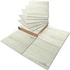 Art3d Piastrella autoadesiva PVC 30x30 cm fai-da-te vinile impermeabile effetto legno cucina-sala da pranzo-camera da letto 30 pezzi legno di rovere sbiancato 2,7 m²