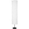 BESPORTBLE Lampada da terra alta in carta di riso: stile nordico per camera da letto, soggiorno, hotel (luce, base non inclusa)