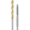 QUARKZMAN Set di Punte e Maschi per Filettare, Maschio M6 x 1.25 Metrico a Flauto Dritto & Punte da Trapano da 4.7mm, HSS-6542 Non Rivestito/Rivestito in Titanio