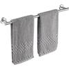 KES Porta Asciugamani Bagno Portasciugamani Parete Portaasciugamano Acciaio inossidabile 65 CM Spazzolato, A2000S65B-2