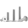 BTRHKMN Vite a testa ribassata ultra sottile con esagono incassato in acciaio inossidabile M2 M2,5 M3 M4 M5 M6 M8 CM Vite a testa piatta con esagono incassato(25mm,M6 10pcs)