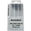 Vallejo T01001 Microbox drill set (20) 0.3-1.6mm