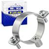 MONTERAL Rinforzato Fascette Metalliche M8/M10 con Diametro di Ø110 mm o di 3 1/2 - Garanzia di 10 Anni - MONTERAL