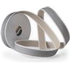 IdeaGenesis - Cinghia per Tapparelle Avvolgibili Beige di 22mm x 6m Super Resistente Corda di Ricambio per Bobina di Tapparella Interno Rinforzato per Avvolgitore (Beige/Grigio, Cinghia 22mm)