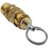 CNCTEC Valvola di sicurezza regolabile 1/8 8-12 bar (non testata componente) valvola di sovrapressione dell'aria compressa