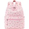 LEDAOU Piccolo zaino da donna, mini zaino per ragazze, adolescenti, bambini, scuola, viaggi, borsa a tracolla, piccolo zainetto da donna, Nodi a farfalla, piccolo polline, Mini, Casual
