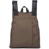 KCB Maze Zaino antifurto piccolo | 100% vegano | Zaino compatto da donna con maggiore sicurezza, kaki