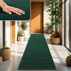 TT Home Tappeto Salotto Pelo Corto Monocolore Design Moderno Lavabile, Colore: Verde Scuro Petrolio, Dimensione:80x150 cm