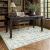 PureCozy Tappeto Salotto 120x170cm Camera da Letto Lavabile in Lavatrice Grandi Tappeti Sala Soggiorno Ufficio Moderno Floreale Carpet Pelo Corto Antiscivolo Rug,Verde pallido