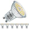 EACLL Lampadine LED GU10 bianco neutro, 9 W equivalenti alogene 125 W, set di 6, 4000 K 950 lumen, illuminazione senza sfarfallio, fascio ampio 120 gradi, non dimmerabile AC 230 V lampada a riflettore
