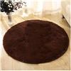YAOTT Rotonda Tappeti in Velluto di Pelliccia artificiale morbido soffice tappeto soggiorno camera da letto decorazione caffè 140 * 140cm Capelli 3.5cm