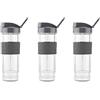H.Koenig BTL9 Kit di 3 bottiglie per mini-frullatore SMOO9