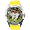 TAPORT Orologio al quarzo in pelle giallo per gattini fan E2