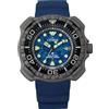 Citizen Men's Analogue Eco-Drive Watch with a Rubber Band Promaster Marine