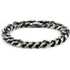 NOMINATION Bracciale beyond in acciaio nero e zirconi