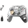 FABULETTA Controller di gioco senza fili con effetto Hall, Switch/PS4/PC/smartphone, design ergonomico, materiale ABS, bianco (bianco)