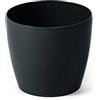 Lamela Magnolia Vaso rotondo nero 30 x 26,5 cm la20604