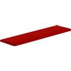 MODULARREDO | SMART Mensola da Muro, Scaffale Legno, Mensola da Parete, 56x15.5x1.8 cm, Rosso - Made in Italy