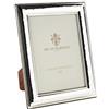 SEC OF FLORENCE 7200/18x24IT Cornice Portafoto in Argento Massiccio 925 con Retro in Legno Mogano