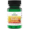Swanson Health Products Biotina 5000 mcg, 60 compresse masticabili al gusto di ciliegia