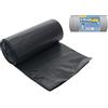 EcoBag Sacco in plastica nero EcoBag 90x120cm confezione da 8pz