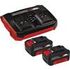 Einhell Starter kit PXC 18V 2 batterie 4,0 Ah e caricabatteria Einhell dispositivi PXC