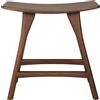Ethnicraft - Sgabello Osso - Marrone - Teak massello tinto marrone - Designer Grain & Green