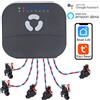 LEICTORY 6 zone WIFI Connect Tuya Smart Home Timer per irrigazione e controller per irrigazione da giardino Elettrovalvola acqua Sistema timer per irrigazione
