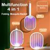 NONE 3000V Pieghevole Elettrico Mosquito Killer USB Ricaricabile Fly Trap Mosquito Scacciamosche Racchetta Insetto Killer Con Luce UV Bug Zapper