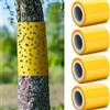 NONE 1 rotolo di nastro biadesivo giallo anti-insetti per impedisce agli insetti, alle formiche e alle tarme di arrampicarsi. Trappola per insetti da giardino per esterni