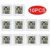 NONE 6-10 pezzi termometro digitale igrometro mini temperatura interna monitor elettronico LCD igrometro camera esterna bambino