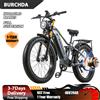 BURCHDA-RX80 Bici elettrica per adulti, motore da 1000W, batteria 48V 20AH, fatbike da 26" 4.0, e-bike da montagna e neve, bici fuoristrada
