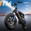 Urlife T16 Bici Elettrica da Montagna 16 "x 3" Fat con Motore da 1000W di Picco, Batteria da 48V, Doppia Sospensione, Portatile per Spostamenti e Stoccaggio nel Bagagliaio