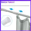 NONE Asta per tende a molla regolabile da 70-260 cm, aste telescopiche allungabili per il bagno, asta per doccia - nessuna perforazione richiesta, aste per appendere.