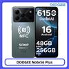 DOOGEE Note56 Plus Smartphone 48GB 256GB Batteria Grande da 6150mAh Display 6.56'' 90Hz Fotocamera 50MP NFC Android 16 Telefoni Cellulari