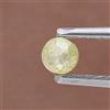NATURAL ROSE CUT DIAMONDS Diamante Naturale Fancy Giallo Rotondo 0,21 Carati 3,2 Mm Taglio Portoghese