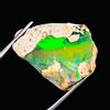 Opale Nero Etiope Grezzo, Opale Secco Naturale Sciolto Pietra Preziosa 22 CT