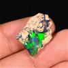 Fuoco opal raw, Etiope black opal rough , Naturale Opal gemstone 7 KT 20x15 MM