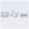 Certificato 3 X 4 MM Loose Cvd Diamante 0.60 KT Lab Grown Smeraldo D Colore 3 Pz