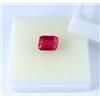 Certificato Naturale Lampone Rosa Rodolite Granato 5.90 KT Smeraldo Taglio Gemme